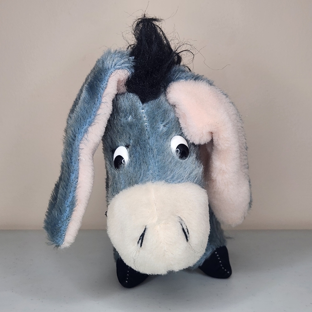 1960s Merrythought Eeyore Plush Winnie The Pooh Donkey Made In England